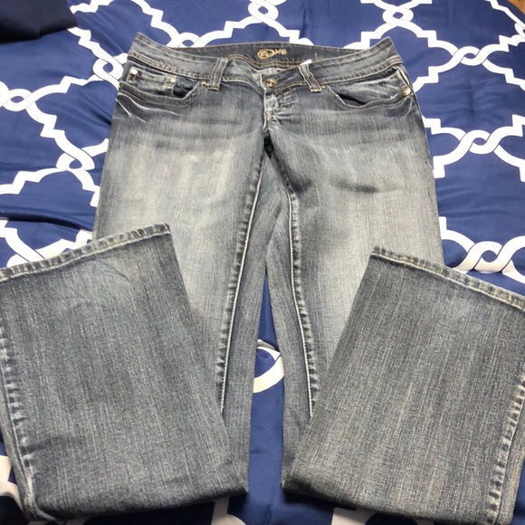 Denim - Warehouse One women’s blue denim boot cut jeans size 28